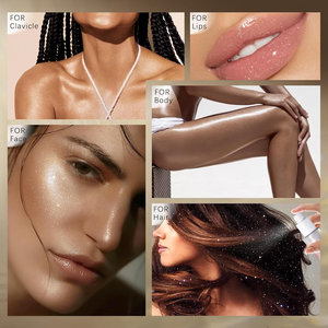 للبيع بالجملة مستحضرات تجميل نباتية بريق ببتيد متوهج جلدي لامع ذهبي محمول زيت لامع للجسم بخاخ زيت لامع لامع - Product Image 5