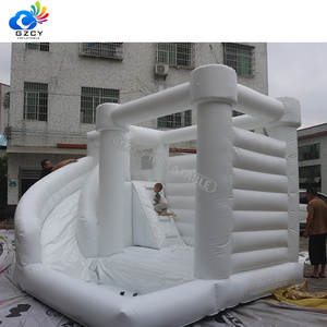 Castello Gonfiabile in PVC Pastello da 0,55 mm per Interni ed Esterni con Soffiatore Incluso - Product Image 6