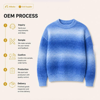 Pulls personnalisés pour hommes pour l'automne et l'hiver, tricots décontractés pour hommes avec décoration de logo