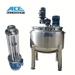 Machine de production industrielle en acier inoxydable pour le mélange et l'homogénéisation de savon liquide, shampoing, détergent, tonique, lotion et gel - Product Image 4