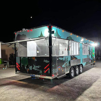 Chariot de restauration mobile pas cher en gros de Chine pour la vente de glaces, tacos, BBQ et autres plats de rue