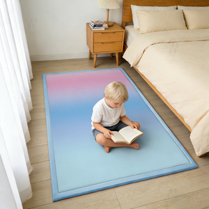 <span class=keywords><strong>Tappeto</strong></span> in flanella spessa personalizzato per bambini, stampato a macchina con motivo unico, tappetino morbido per bambini con retro in schiuma per camera da letto, all'ingrosso - Product Image 3