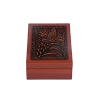 Boîte cadeau de parfum de luxe à design 3D, vente chaude, logo personnalisé imprimé, emballage en MDF finition mate en bois