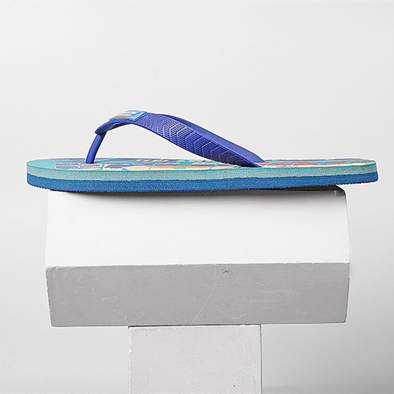 Men Flip Flops Sandals Custom Printed PE Filpflops Slippers Rubber Beach Shoes
