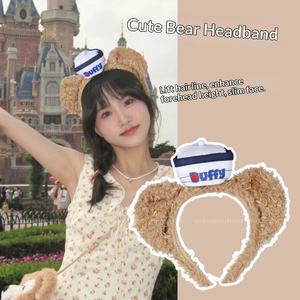 Diadema con diseño de animales hecha a mano, estilo caricatura, para mujer, novedad 2024, banda para el pelo de felpa, regalo. - Product Image 3