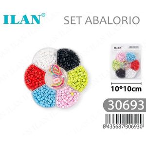 Set di perline ILAN 10x10cm colori assortiti per la creazione di gioielli - Product Image 1