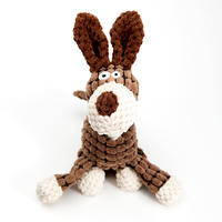 Mainan Tali Plush Ramah Lingkungan untuk Anjing & Kucing - Tahan Gigitan, Bersuara, untuk Latihan Gigi & Mengatasi Kebosanan, Penggunaan Dalam Ruangan