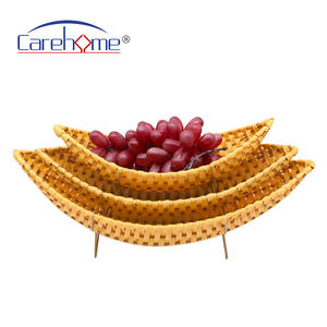 Cestas de comida de imitação de bambu baratas em forma de barco cestas de armazenamento de comida em forma de barco - Product Image 5