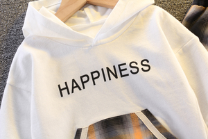 Conjunto de Dos Piezas de Sudadera con Capucha y Pantalones de Algodón de Manga Larga Estilo Occidental Informal para Bebés Niños - Product Image 5