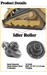 รถตักขนาดเล็กด้านหน้าแบบข้อต่อแชสซีสำหรับรถตัก SVL75 SVL90 SVL90 - Product Image 6