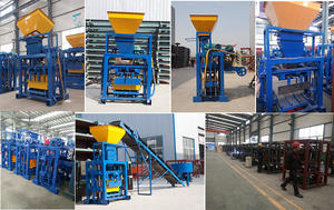 <span class=keywords><strong>Bloc</strong></span> de béton mobile QT40-1 personnalisé en usine utilisé machine de fabrication de briques réfractaires manuelle - Product Image 4