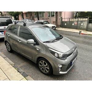 Kia Picanto Dachträger Abschließbar Silber Aluminium Auto-Dachgepäckträger Gepäckträger Maßgefertigt - Product Image 6
