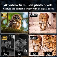 Lunettes de vision nocturne infrarouge à monture frontale, best-seller transfrontalier, jumelles 4K d'extérieur à focale réglable NV8300