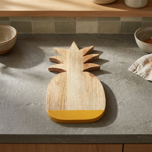 Planche à découper en bois naturel durable avec une poignée pour couper la viande et le fromage, planche à découper professionnelle de 1,5 cm d'épaisseur - Product Image 2