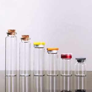 Venta al por mayor de tubos de ensayo de vidrio transparente personalizables con tapa de corcho para almacenamiento de dulces, granos, especias y <span class=keywords><strong>cocina</strong></span> (serigrafía) - Product Image 3