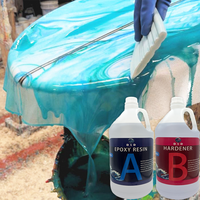 Résine de revêtement époxy DLD Crystal Clear-pour stratification en fibre de verre, matériau composite, peinture de bateau et planche de surf