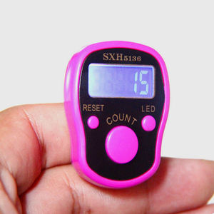 Sxh5136 kỹ thuật số điện tử tasbeeh quầy Lap theo dõi cầm tay Clicker với vòng cho người Hồi giáo tay kiểm đếm truy cập - Product Image 4