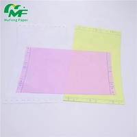 Vente directe d'usine A4 double copie papier continu ordinateur impression lettre papier autocopiant