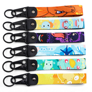 Promotional Eco-Friendly Custom Polyester ID Card Holder <b>Lanyard</b> <b>Keychain</b> Retractable Feature Silk Screen Custom Accessories - Product Image 5