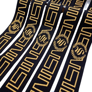 High Quality JIELONG Brand Jacquard Elastic Band Custom 5cm Width Environmental Protection Polyester/Nylon Webbing Home Textiles - Product Image 2