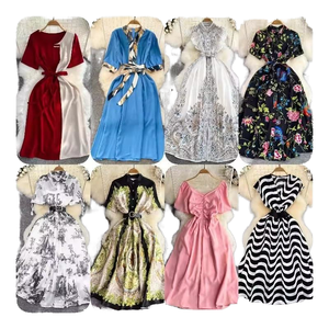 4897 Robe longue unie en coton et lin pour femme avec poches, idéale pour le quotidien, les vacances, les stations balnéaires et la plage – Vente chaude en gros - Product Image 2