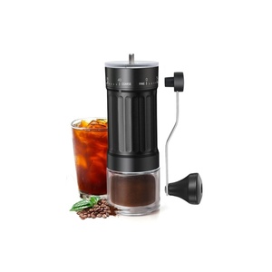 Molinillo de Café Manual Portátil de Diseño Moderno, de Acero Inoxidable y Cerámica, con Ajustes Regulables - Product Image 1