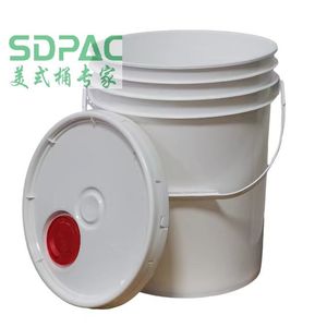 Seau en <span class=keywords><strong>plastique</strong></span> de qualité alimentaire de 10 litres 20 litres à usage intensif personnalisé seau en <span class=keywords><strong>plastique</strong></span> rond et carré pour peinture avec couvercle - Product Image 2