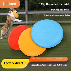 Disco volante interattivo multicolore per cani da addestramento all'aperto giocattolo naturale per cani Flyer per cani giocattoli da masticare - Product Image 5
