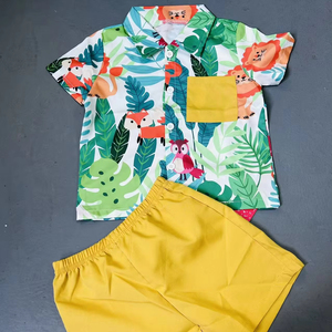 Nuovi di zecca per ragazzi set di abbigliamento misto a due pezzi vestito per bambini splendente balla Design all'ingrosso vestiti - Product Image 2