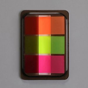 Marcadores de Página Fluorescentes Multicolores Naranja Transparentes Mini Notas Adhesivas Diseño Personalizado Blocs de Notas para Uso Escolar y de Oficina - Product Image 6