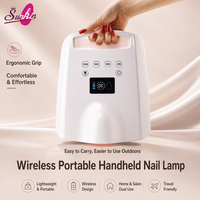 Nouvelle Arrivée Lampe à Ongles UV LED Rechargeable 128W, Lampe de Polymérisation pour Doigts, Nouvelle Version Améliorée, Lampe à Ongles Professionnelle à Double Zone