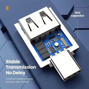 Best Selling Male to Female Converter <b>Type</b> <b>C</b> to USB 3.0 OTG <b>Adapter</b> With Breathing Light USB-<b>C</b> <b>Adapter</b> - Product Image 5