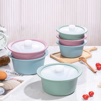 Couvercle de casserole en silicone pliable et écologique - Cuiseur à nouilles gain de place, compatible micro-ondes, indispensable pour la cuisine de camping