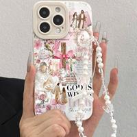 Étui de téléphone portable à motifs imprimés magnifiques pour iPhone 16 Plus 15 17 18 Pro Max, coque en TPU Angel Eye antichoc, coque arrière