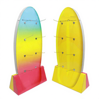 Étagère d'affichage en carton pliable écologique personnalisée pour les tongs et les pantoufles
