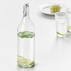 Botol Kaca 1 Liter dengan Tutup Kedap Udara, Anti Bocor, dan Cetak Sablon untuk <span class=keywords><strong>Susu</strong></span> & Minuman - Product Image 5