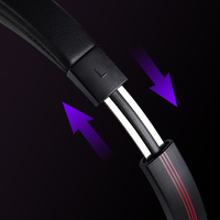 E3Plus Casque de jeu filaire ou sans fil Qualité sonore HI-FI pour PS4 /xbox avec commande vocale Son filaire et surround
