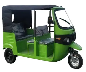 2023 Venda quente de triciclo elétrico para táxi de passageiros, Tuk Tuk Trike, fabricantes de carros elétricos, bateria para carros elétricos, vida útil