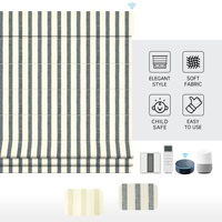 Persianas Electrónicas Certificadas Allbright de Alta Calidad, Cortinas Enrollables Romanas a Medida para Ventanas del Hogar, Fácil Instalación
