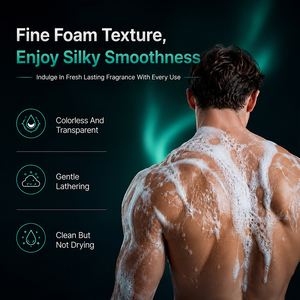 KORMESIC Gel Douche Rafraîchissant et Purifiant pour Hommes 500ml Certifié Bpom, Contrôle du Sébum, Nettoyage en Profondeur, Hydratant, HALAL - Product Image 3