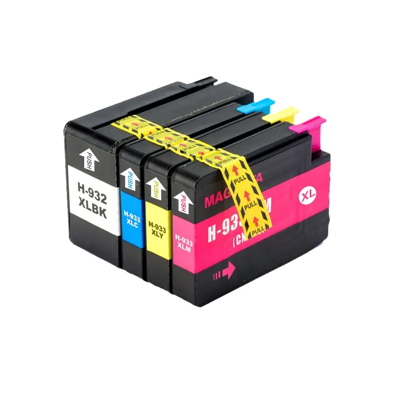 Heshun Premium 932XL 932 933 Xl 933XL Kleur Inkjet Cartridge Compatibel Voor Officejet 7610 7510 Printer