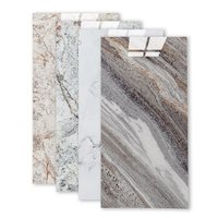 Adhésif pour carrelage en faux marbre PET, autocollant en marbre flexible, 30 cm 60 cm, faux placage de pierre, flexible, bricolage pour la cuisine