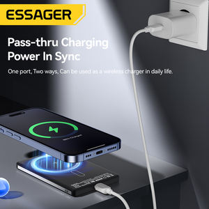 <span class=keywords><strong>ESSAGER</strong></span> Série AKD-YD52 5000mah Banque de puissance de charge rapide sans fil ultra-mince - Product Image 6