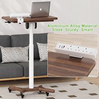 Stop Kontak Meja Kerja UK dengan Penjepit, 2 Port USB-C 20W, 3 Stop Kontak AC, Bahan Aluminium Alloy, Pengisian Cepat & Pintar, Stasiun Pengisian Daya untuk Meja Kantor