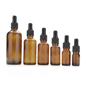 Frasco Gotero Vidrio <span class=keywords><strong>Ambar</strong></span> Para Perfumes Aceite Esencial Botella 5ml 10ml 15ml 20ml 30ml - Product Image 1