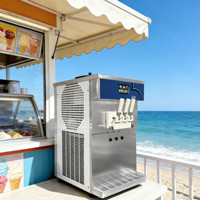 Máquina de Helado Suave Comercial Yourtime de 30L/H para Mostrador, 8 Programas, Yogurt Congelado, Certificación ETL y CE, Máquina Combinada para Bebidas Congeladas