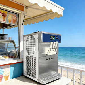 Yourtime 30L/H Countertop Commercial 8 Programs Soft Ice Cream Machine Frozen Yogurt ETL CE Frozen Drinks Combo Machine Deposit - Product Image 1