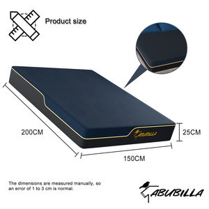 Colchón Queen, Doble, Individual, en Bolsa, Diseño Clásico, Gel Refrigerante, Espuma Viscoelástica - Product Image 4