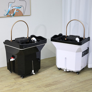 Çok Fonksiyonlu Su Depolama Özellikli Mobil Baş Spa Lavabosu Taşınabilir Saç Yıkama Lavabosu Şampuan Lavabosu - Product Image 1