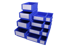 Công Suất Lớn Công Cụ Lưu Trữ Hộp Lưu Trữ <span class=keywords><strong>Stackable</strong></span> Treo Nhựa Bin Kệ Nhựa Bin - Product Image 6